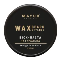 Віск для волосся Mayur Для стайлінгу бороди та волосся 50 мл (4820230952872) - 1