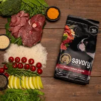 Сухий корм для собак Savory Small Breed rich in Fresh Turkey and Lamb 3 кг (4820232630358) - 6