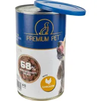 Консерви для собак PREMIUM PET Шматочки в соусі з куркою 1.240 г (4820255192260) - 3