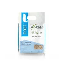 Наповнювач для туалету Essence Tofu натуральний 2 мм 6 л (4820261920031) - 1