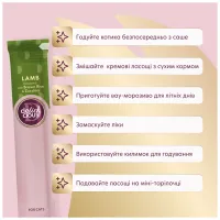 Ласощі для котів Delickcious ягня з додаванням коричневого рису та цукіні 4х15 г (4820269145368) - 6