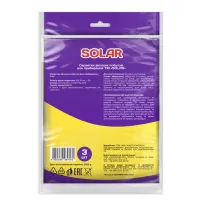 Серветки для прибирання Solar Household Віскозні 3 шт. (4820269930162) - 2