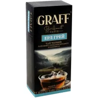 Чай Graff Earl Grey з бергамотом 25х2 г (4820279610078) - 1