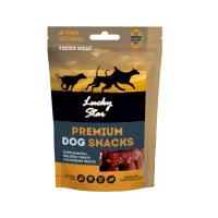 Ласощі для собак Lucky Star М'які курячі ковбаски ≈4 см 85 г (4820281500152) - 2