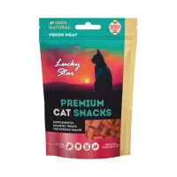 Ласощі для котів Lucky Star Шматочки в'яленої тріски 65 г (4820281500695) - 3