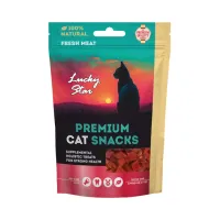 Ласощі для котів Lucky Star М'які кубики з качиного м'яса 65 г (4820281500732) - 3