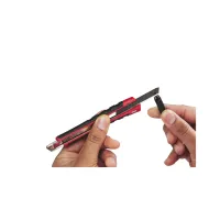 Ніж монтажний Milwaukee висувний HEAVY DUTY, 9мм (48221960) - 3