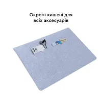 Чохол до ноутбука AirOn 13,3" Premium Grey (4822356710620) - Зображення 6
