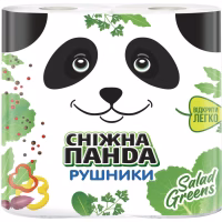 Паперові рушники Сніжна Панда 2 шари 2 рулони (4823019007978) - Image 2