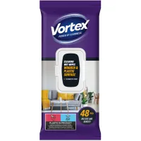 Серветки для прибирання Vortex Вологі Для меблів З клапаном 48 шт. (4823071641271) - 1