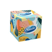 Серветки косметичні Smile 3 шари 70 листів Дизайн коробки в асортименті (4823071661996) - 2