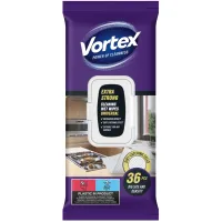 Серветки для прибирання Vortex Extra Strong Вологі Універсальні З клапаном 36 шт. (4823071662757) - 1