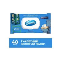 Туалетний папір Smile Classic Procto Care Вологий 40 шт. (4823071668841) - Зображення 2