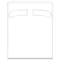 Гігієнічні накладки на унітаз PRO service 1/4-складання 200 шт. (4823071677652) - 1