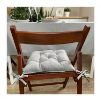 Подушка на стілець Прованс Сіра 40х40 (4823093429628) - 2