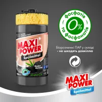 Засіб для ручного миття посуду Maxi Power Чорне вугілля 1000 мл (4823098411796) - 4