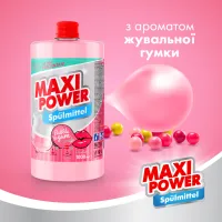 Засіб для ручного миття посуду Maxi Power Бабл Гам запаска 1000 мл (4823098411970) - 2