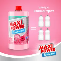 Засіб для ручного миття посуду Maxi Power Бабл Гам запаска 1000 мл (4823098411970) - 3
