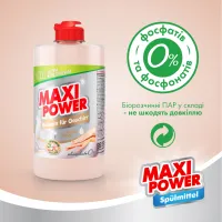 Засіб для ручного миття посуду Maxi Power Мигдаль 500 мл (4823098412120) - 6
