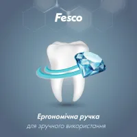 Зубна щітка Fesco Black & White Series Soft Чорна (4823098414124) - 5