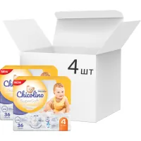 Підгузки Chicolino Super Soft Розмір 4 (7-14 кг) 36 шт, 4 Упаковки (4823098414650) - Изображение 9