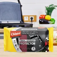 Губки кухонні Chisto Protector 4 шт. (4823098414773) - 4