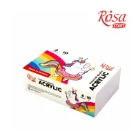 Акрилові фарби Rosa START Unicorn 6 x10 мл (4823098531029) - Зображення 1