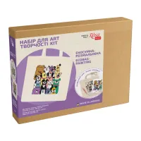 Набір для творчості Rosa Talent екосумка-розмальовка, Dogs 38х42см (4823098538400) - 2