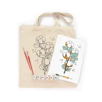Набір для творчості Rosa Talent екосумка-розмальовка, Бавовна, 38х42 см (4823098541196) - 2