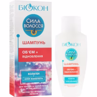 Кондиціонер для волосся Біокон Сила волосся Бальзам ополіскувач Обєм + відновлення 205 мл (4823110303320) - Image 3
