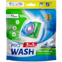 Капсули для прання Pro Wash Universal Альпійська свіжість 10 шт. (4823128002215) - 1