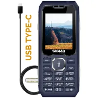Мобільний телефон Sigma X-style 341 BRO Type-C Blue (4827798368428) - 2