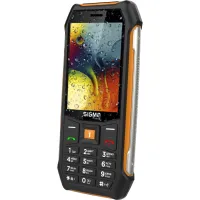 Мобільний телефон Sigma X-style 323 RAIN Black-Orange (4827798885727) - Зображення 4
