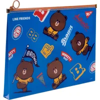 Папка на блискавці Yes А4 Line Friends (492091) - Зображення 1