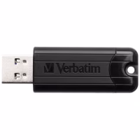 USB флеш накопичувач Verbatim 16GB PinStripe Black USB 3.2 (49316) - Image 2