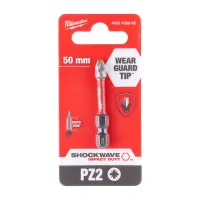 Біта для шуруповерта Milwaukee SHOCKWAVE, PZ2, 50мм 1шт (4932430865) - 3
