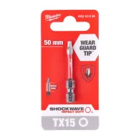 Біта для шуруповерта Milwaukee SHOCKWAVE, TX15, 50мм 1шт (4932451286) - 3