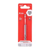 Бита для шуруповерта Milwaukee SHOCKWAVE TX15, 90мм 1шт (4932471571) - Изображение 3