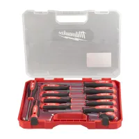 Набір викруток Milwaukee магнітних з тригранною рукояткою, в пластиковому кейсі 12шт. (4932472003) - 2