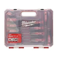 Набір викруток Milwaukee магнітних з тригранною рукояткою, в пластиковому кейсі 12шт. (4932472003) - 3