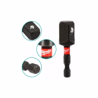 Адаптер для инструмента Milwaukee ShW 1/4"HEX - 1/2" квадратный хвостовик (4932478803) - Image 2