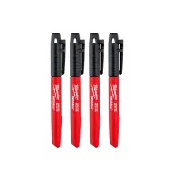 Маркер Milwaukee набір INKZALL для будмайданчика тонких 4 шт. (4932480551) - Зображення 2
