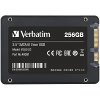 Накопичувач SSD 2.5" 256GB Verbatim (49351) - 2