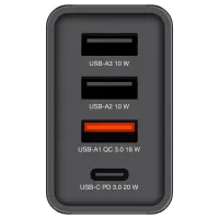 Зарядний пристрій Verbatim USB 30W PD3.0 4-ports black (49700) - 3