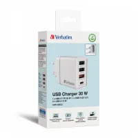 Зарядний пристрій Verbatim USB 30W PD3.0 4-ports white (49701) - 7