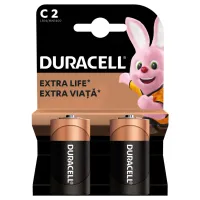 Батарейка Duracell C LR14 лужна 2шт. в упаковці (5000394052529 / 81483545) - 2