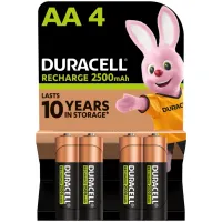 Акумулятор Duracell AA HR6 2500mAh * 4 (5000394057203 / 5007308) - 1