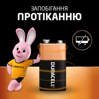 Батарейка Duracell 9V лужна 1шт. в упаковці (5000394066267 / 81483681) - 6