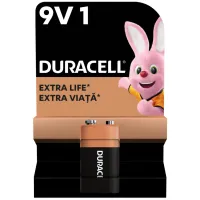 Батарейка Duracell 9V лужна 1шт. в упаковці (5000394066267 / 81483681) - 1