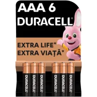 Батарейка Duracell AAA лужні 6 шт. в упаковці (5000394107472 / 81483511) - 1